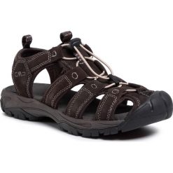 Sandały CMP - Sahiph Leather Hiking Sandal 30Q9507 Espresso Q946. Pomarańczowe sandały męskie CMP, ze skóry, bez zapięcia. Za 259,00 zł.