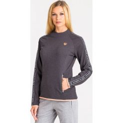 BLUZA EA7 Emporio Armani. Szare bluzy damskie xs, z nadrukiem, z elastanu. Za 317,40 zł.