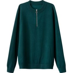 Golfy damskie: Sweter z wiskozy zapinany na zamek