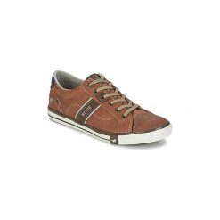 Buty Mustang FILI. Pomarańczowe trampki męskie Mustang, bez wzorów, bez zapięcia. Za 219,00 zł.