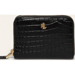 Lauren Ralph Lauren - Portfel skórzany. Czarne portfele damskie Lauren Ralph Lauren, bez wzorów, z poliesteru. W wyprzedaży za 339,90 zł.