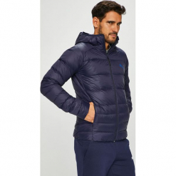 Puma - Kurtka. Szare kurtki męskie bomber Puma, l, z materiału, z kapturem. W wyprzedaży za 459,90 zł.