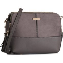 Torebka JENNY FAIRY - RH2282 Grey. Szare listonoszki damskie Jenny Fairy, bez wzorów, ze skóry ekologicznej, bez dodatków. Za 119,99 zł.