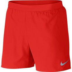 Spodenki Nike Distance 5" Lined Shorts M Czerwone. Czerwone spodenki sportowe męskie Nike, s, bez wzorów, z tkaniny, klasyczne, do biegania, dri-fit (nike). Za 109,99 zł.