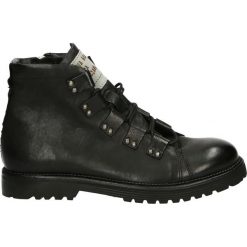 Botki męskie - 473205 NERO2. Czarne botki męskie Venezia, ze skóry. Za 849,00 zł.