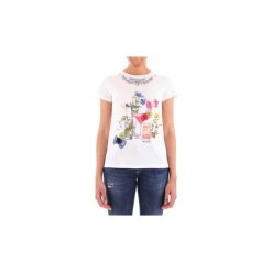 T-shirty z krótkim rękawem Fracomina FR19SP328. Białe t-shirty damskie Fracomina, m, bez wzorów, bez kołnierzyka. Za 203,03 zł.