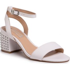 Sandały LIU JO - Thelma 01 SA0109 P0062 White 01111. Białe klapki damskie Liu Jo, bez wzorów, ze skóry, bez obcasa, na obcasie. Za 739,00 zł.