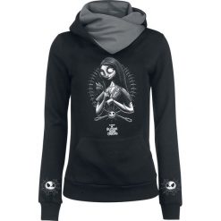 Bluzy damskie: Miasteczko Halloween Sally – Needles & Pins Bluza z kapturem damska czarny/szary