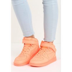 Pomarańczowe Buty Sportowe Laura. Brązowe buty sportowe damskie marki Born2be, z materiału. Za 34,99 zł.