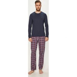 Tommy Hilfiger - Piżama. Niebieskie piżamy męskie TOMMY HILFIGER, s, bez wzorów, z bawełny, bez rękawów. Za 299,90 zł.