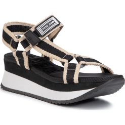 Sandały PEPE JEANS - Fuji River PLS90465 Black 999. Czarne klapki damskie Pepe Jeans, bez wzorów, z jeansu, bez obcasa, na obcasie. Za 349,00 zł.