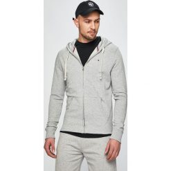 Tommy Hilfiger - Bluza. Szare bluzy męskie TOMMY HILFIGER, s, bez wzorów, z bawełny, z kapturem, bez rękawów, z kapturem. Za 339,90 zł.