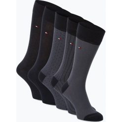Tommy Hilfiger - Skarpety męskie pakowane po 5 szt., niebieski. Niebieskie skarpetki męskie TOMMY HILFIGER, w jednolite wzory. Za 129,95 zł.