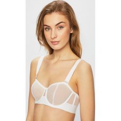 Dkny - Biustonosz. Czarne biustonosze DKNY, z haftami, z nylonu. Za 229,90 zł.