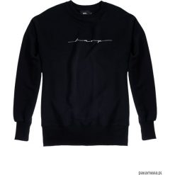 Bluza Męska CREWNECK OVER-ARM HARP. Czarne bluzy damskie Pakamera, m, bez wzorów, klasyczne, z klasycznym kołnierzykiem, z długim rękawem, długie, bez kaptura. Za 179,00 zł.