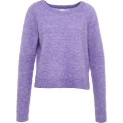 Culture CAMELIA JUMPER Sweter dahlia purple. Fioletowe bluzy damskie marki Culture, xxl, bez wzorów, z elastanu, bez rękawów, bez kaptura. Za 379,00 zł.
