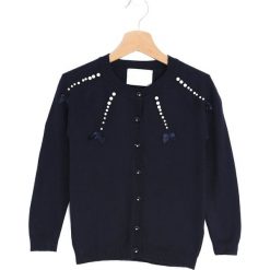 Swetry dziewczęce: Granatowy Sweter Seek And Love