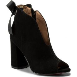 Buty zimowe damskie: Botki R.POLAŃSKI – 0925 Czarny Zamsz