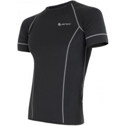 Sensor Koszulka Męska Coolmax Fresh Black L. Czarne koszulki sportowe męskie marki Sensor, s, z krótkim rękawem, outdoorowe. W wyprzedaży za 119,00 zł.