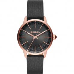 Zegarek DIESEL - Castilia DZ5573 Black/Rose Gold. Czarne zegarki damskie marki Diesel. Za 679,00 zł.