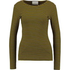 Bluzki asymetryczne: JUST FEMALE Bluzka z długim rękawem black/yellow