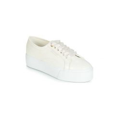 Buty Superga 2790 RIPPATENT. Białe trampki i tenisówki damskie Superga, bez wzorów, bez zapięcia. Za 239,20 zł.