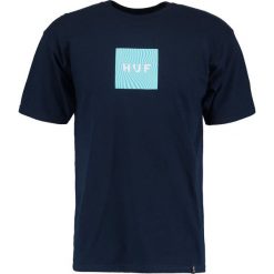 T-shirty męskie z nadrukiem: HUF OPTICAL WAVE LOGO Tshirt z nadrukiem navy