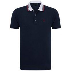 Sir Raymond Tailor Koszulka Polo Męska Seed Xl Ciemny Niebieski. Niebieskie koszulki męskie Sir Raymond Tailor, xl, bez wzorów, bez rękawów. Za 109,00 zł.