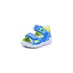 Superfit Boys Sandały Flow bluet kombi (średnie) - niebieski - Gr.Moda (6 - 24 miesięcy ). Niebieskie buciki niemowlęce chłopięce marki Superfit, ze skóry. Za 199,00 zł.
