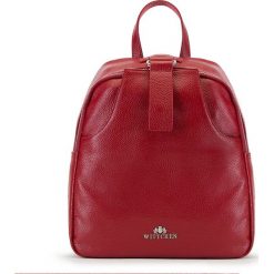 Plecak damski. Czarne plecaki damskie Wittchen, bez wzorów, ze skóry, eleganckie. W wyprzedaży za 379,90 zł.