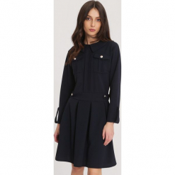 Granatowa Sukienka Beauty Layla. Niebieskie sukienki mini marki other, uniwersalny. Za 89,99 zł.