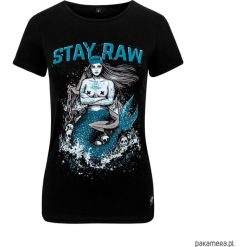 T shirt Syrena. Czarne t-shirty damskie Pakamera, z bawełny. Za 75,00 zł.
