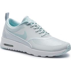 Buty NIKE - Air Max Thea 599409 421 Ghost Aqua/Teal Tint. Zielone półbuty damskie Nike, bez wzorów, ze skóry ekologicznej, bez obcasa, na płaskiej podeszwie, bez zapięcia. W wyprzedaży za 399,00 zł.