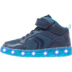Buty sportowe chłopięce: Geox KOMMODOR BOY NEW LIGHT PROJECT Tenisówki i Trampki wysokie navy/light blue