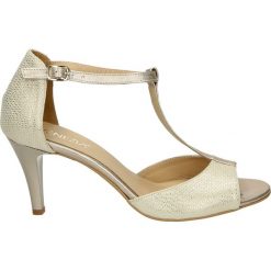 Rzymianki damskie: Sandały - 602-108 BEIGE