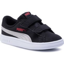 Sneakersy PUMA - Smash v2 Buck V Inf 365184 19 Puma Black/Gray Violet. Czarne półbuty dziewczęce Puma, na rzepy. Za 149,99 zł.