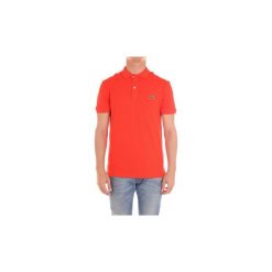 Koszulki polo z krótkim rękawem Lacoste PH401200. Pomarańczowe koszulki męskie Lacoste, s, bez wzorów, z krótkim rękawem. Za 252,56 zł.