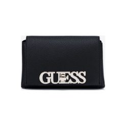 Guess Uptown Chic Mini Cross body bag Czarny. Czarne torebki klasyczne damskie Guess, w paski, z materiału, bez dodatków. Za 347,95 zł.