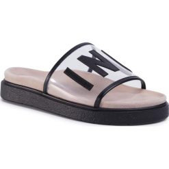 Klapki INUIKII - Women Transparent 70104-32 White. Białe klapki damskie Inuikii, bez wzorów, ze skóry, bez obcasa. Za 749,00 zł.