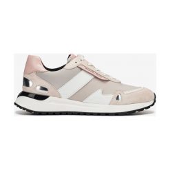 Michael Kors Monroe Trainer Tenisówki Biały Beżowy. Brązowe trampki i tenisówki damskie Michael Kors, bez wzorów, ze skóry, bez zapięcia. Za 740,95 zł.