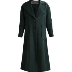 Topshop EDITORS SLOUCH Płaszcz wełniany /Płaszcz klasyczny forest green. Zielone płaszcze damskie marki Topshop, bez wzorów, z wełny, klasyczne. W wyprzedaży za 517,30 zł.