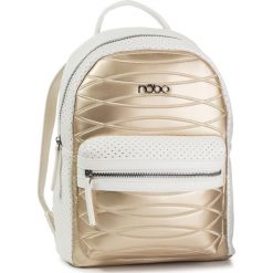Plecak NOBO - NBAG-G1300-CM23 Biały Złoty. Żółte plecaki damskie Nobo, bez wzorów, ze skóry ekologicznej, eleganckie, bez dodatków. W wyprzedaży za 119,00 zł.