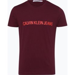 Calvin Klein Jeans - T-shirt męski, czerwony. Czerwone t-shirty męskie Calvin Klein Jeans, m, z nadrukiem, z jeansu. Za 99,95 zł.