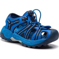 Sandały CMP - Kids Aquarii Hiking Sandal 3Q95474 Zaffiro M974. Niebieskie sandały chłopięce marki CMP, ze skóry ekologicznej, bez zapięcia. Za 139,00 zł.