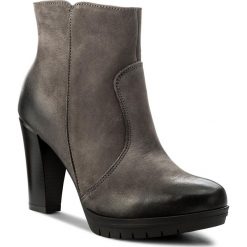 Botki SERGIO BARDI - Cesena FW127259517LK 809. Szare buty zimowe damskie marki Sergio Bardi, z nubiku, na obcasie. W wyprzedaży za 239,00 zł.
