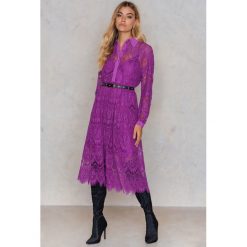 Sukienki hiszpanki: Baum und Pferdgarten Sukienka Adaa – Purple