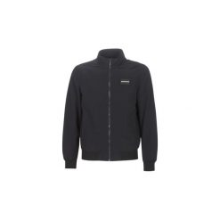 Kurtki krótkie Calvin Klein Jeans ZIP-UP HARRINGTON. Czarne kurtki męskie Calvin Klein Jeans, s, bez wzorów, z jeansu, krótkie, bez kaptura. Za 619,00 zł.
