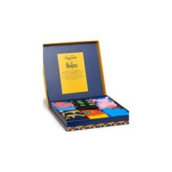 Skarpetki Happy Socks X The Beatles XBEA10-2000. Szare skarpetki męskie Happy Socks, z bawełny. Za 200,00 zł.