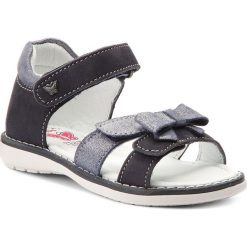 Sandały LASOCKI KIDS - CI12-2850-08(II)DZ Granatowy. Niebieskie sandały dziewczęce Lasocki Kids, ze skóry, bez zapięcia. Za 89,99 zł.