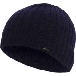 Jesienno-Zimowa Męska Czapka w Paski, Prążki, Granatowa - Pako Jeans CPAPJNSZ42granat. Niebieskie czapki męskie Pako Jeans, na zimę, w paski, z jeansu, klasyczne. Za 19,00 zł.